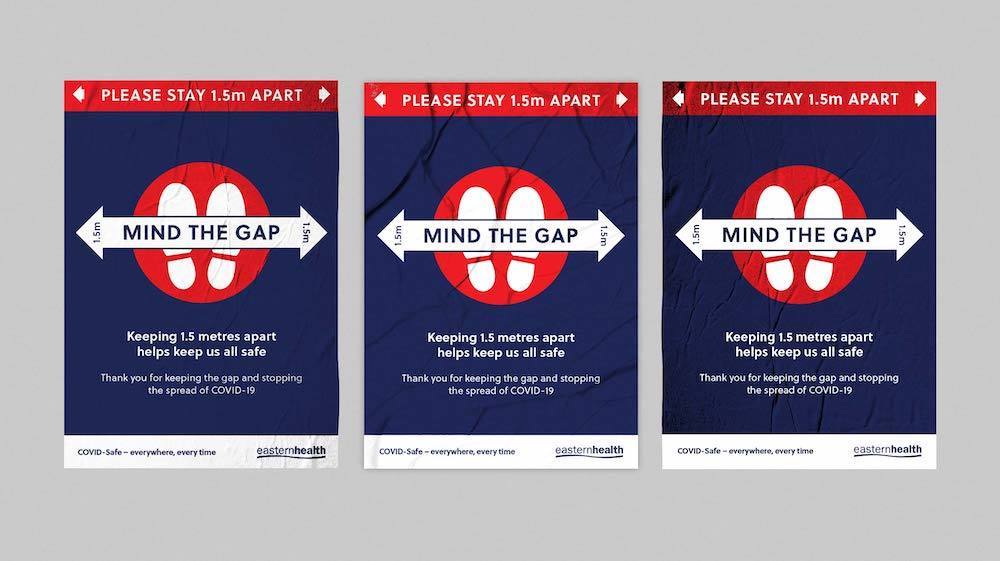 Eastern Health Mind The Gap campaign